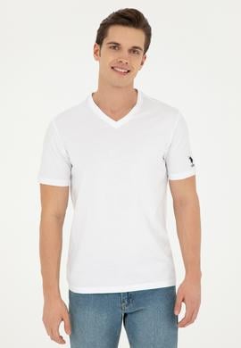 Erkek Beyaz Basic Tişört - 50284632013