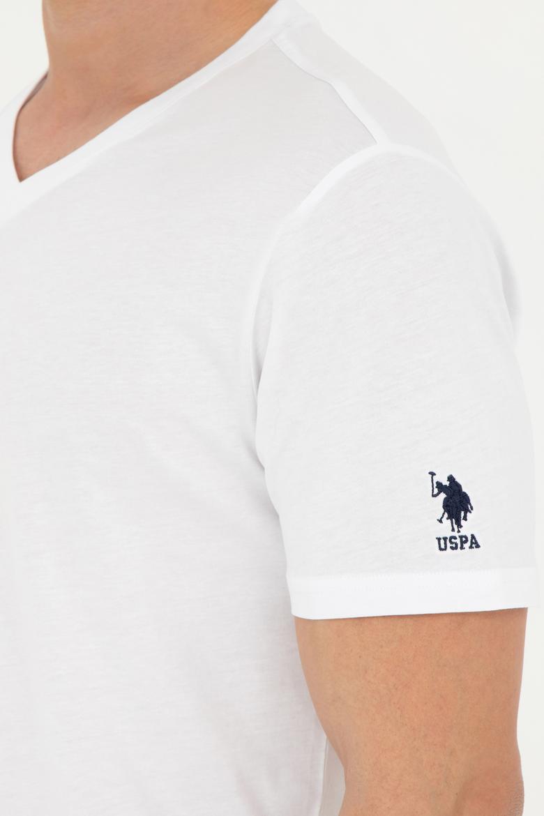 Erkek Beyaz Basic Tişört - 50284632013