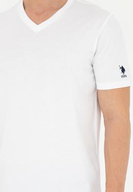 Erkek Beyaz Basic Tişört - 50284632013