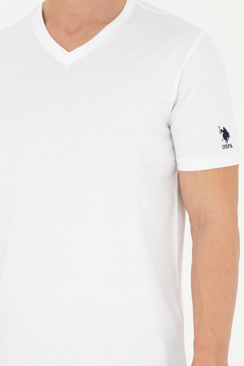 Erkek Beyaz Basic Tişört - 50284632013