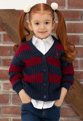 Kız Çocuk Lacivert Triko Hırka - 50277082003