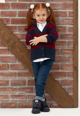 Kız Çocuk Lacivert Triko Hırka - 50277082003