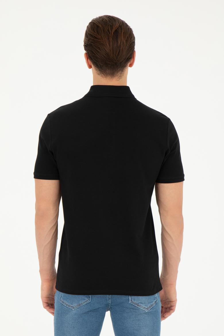 Erkek Siyah Basic Tişört - 50284641016