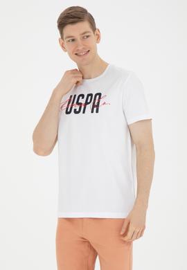 Erkek Bisiklet Yaka Beyaz Tişört - 50287081016