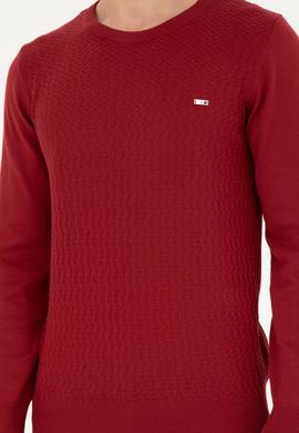 Erkek Bordo Kazak - 50257043016