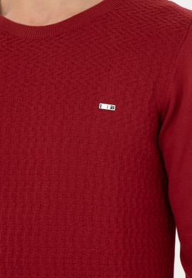 Erkek Bordo Kazak - 50257043016