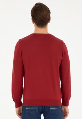 Erkek Bordo Kazak - 50257043016