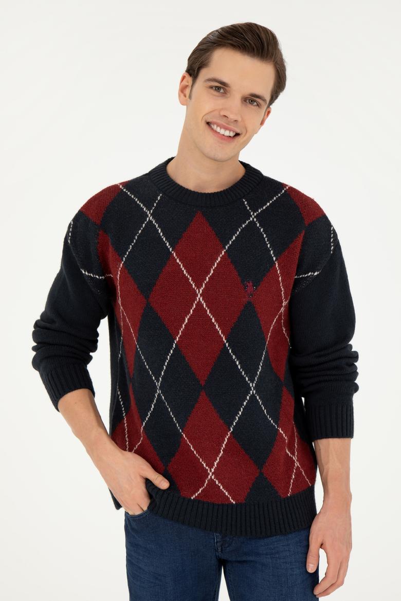 Erkek Lacivert Kazak