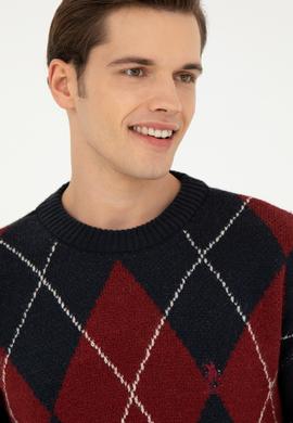 Erkek Lacivert Kazak - 50256191005