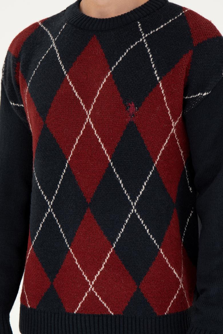 Erkek Lacivert Kazak - 50256191005