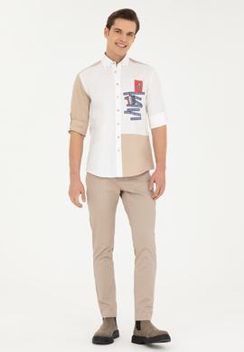 Erkek Koyu Bej Kanvas / Chino Pantolon - 50275828566