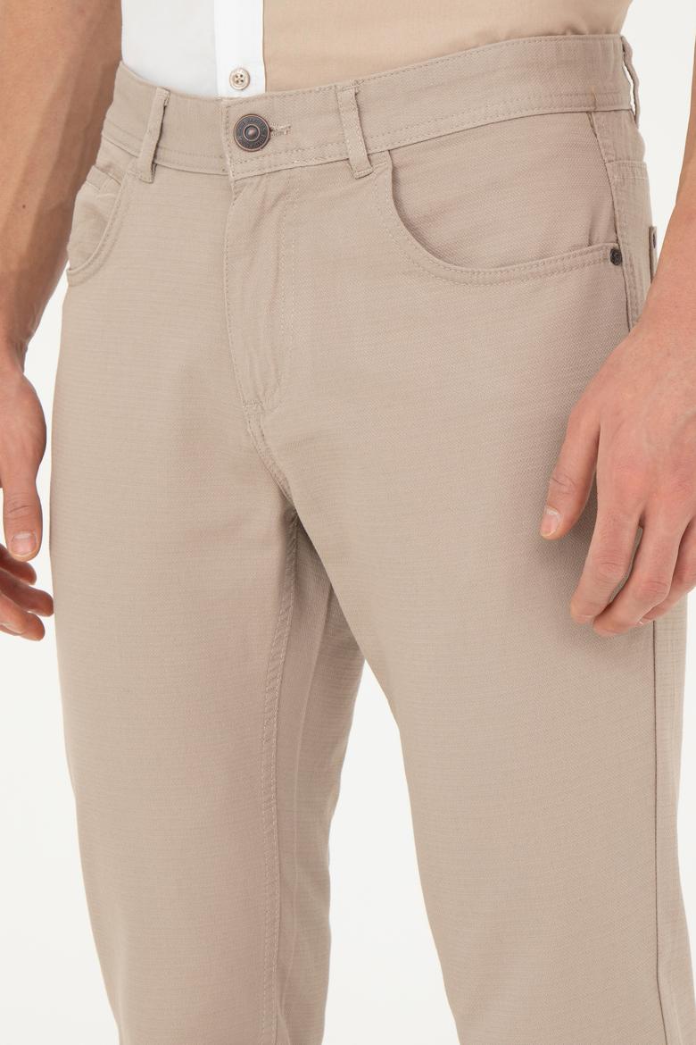 Erkek Koyu Bej Kanvas / Chino Pantolon - 50275828566