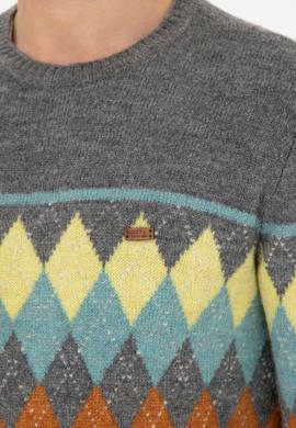 Erkek Gri Melanj Kazak - 50270999019