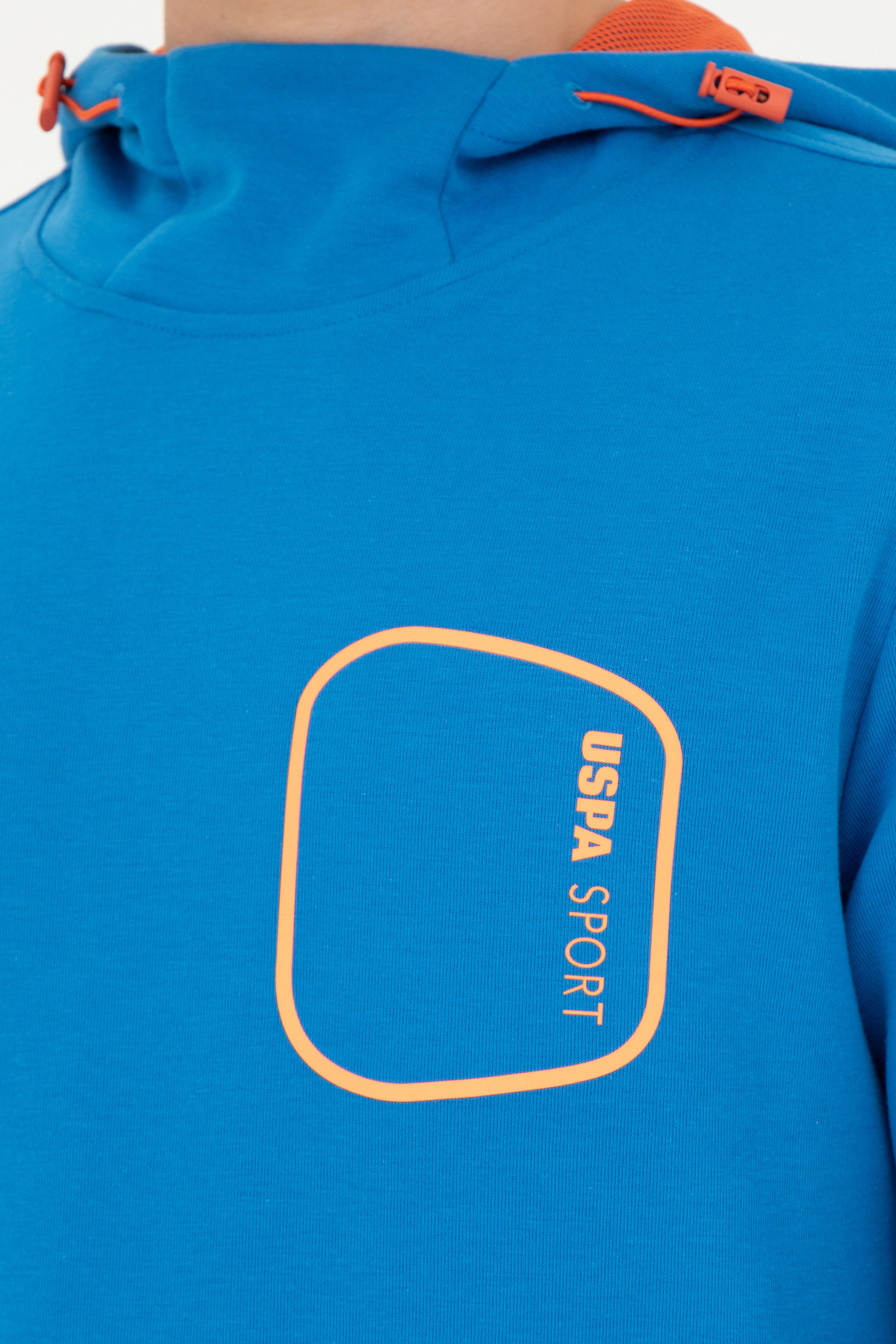 Erkek Kobalt Mavi Sweatshirt - Image 7