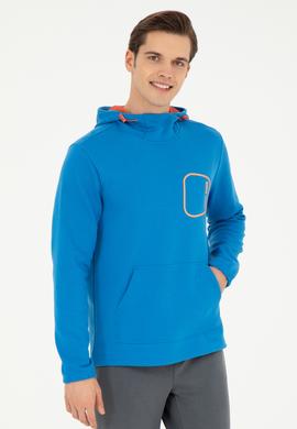 Erkek Kobalt Mavi Sweatshirt - 50270735021