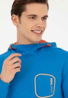 Erkek Kobalt Mavi Sweatshirt - 50270735021