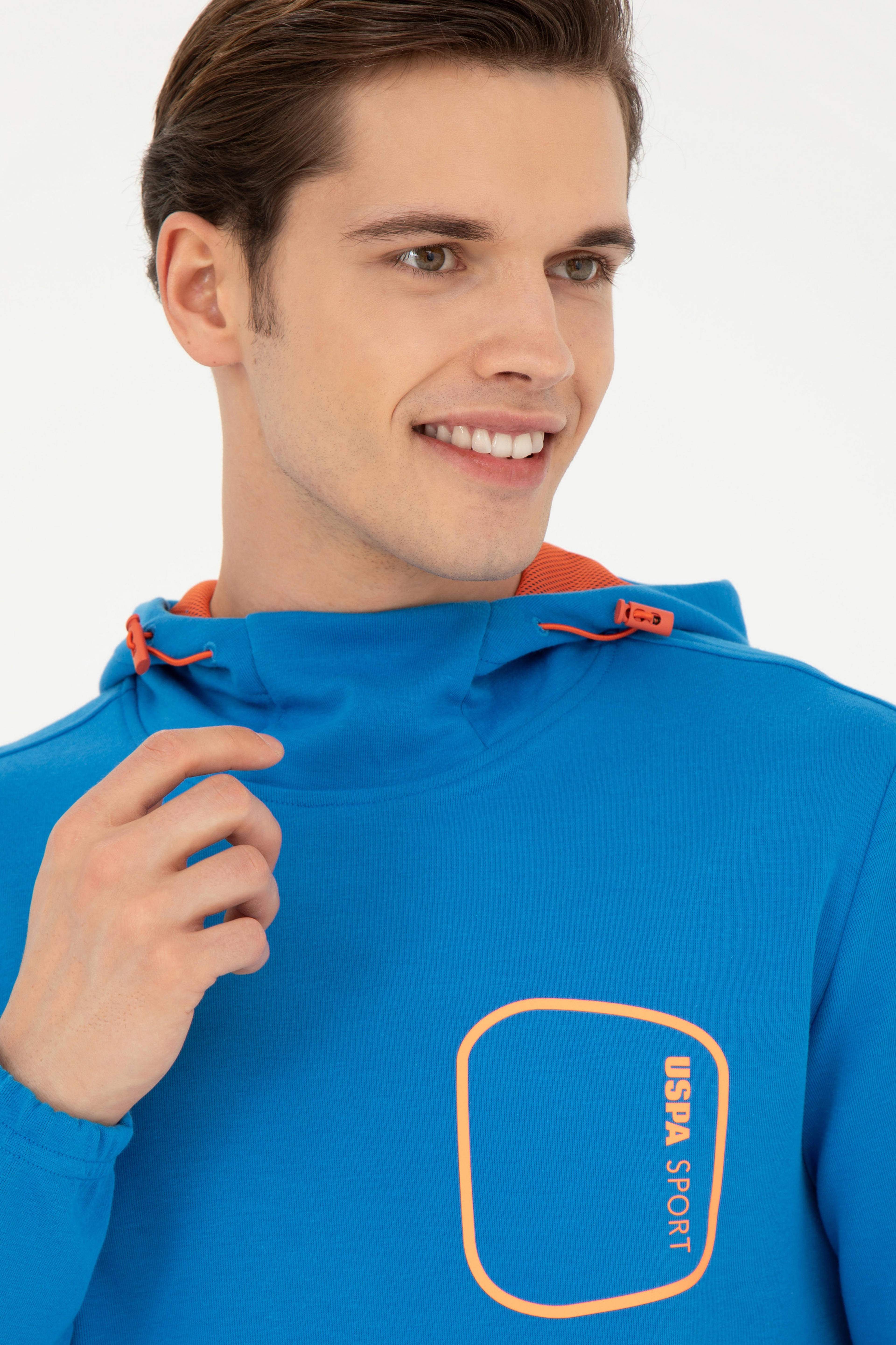 Erkek Kobalt Mavi Sweatshirt