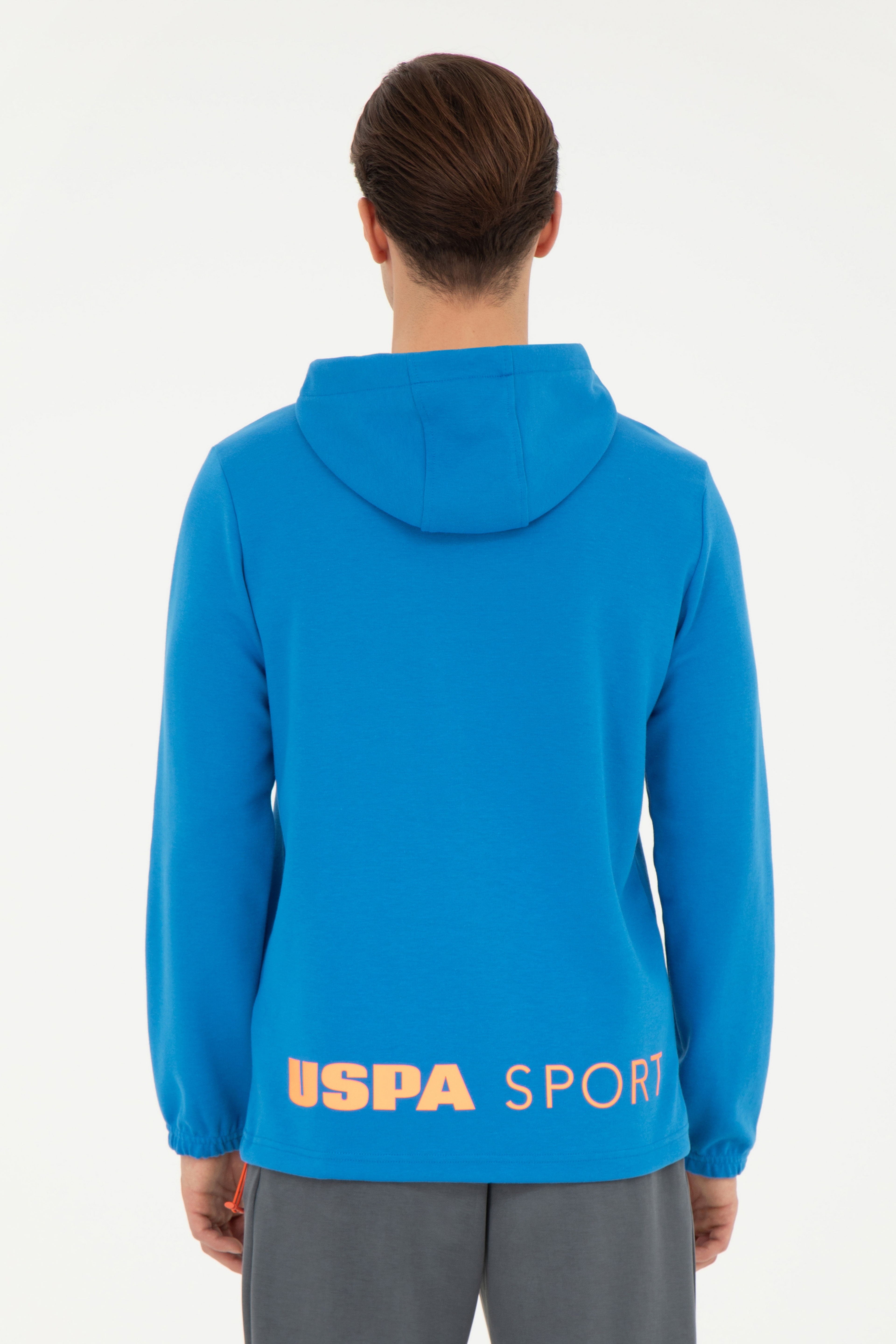 Erkek Kobalt Mavi Sweatshirt