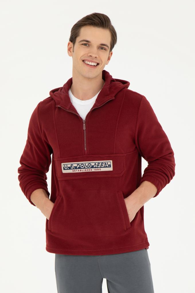 Erkek Bordo Sweatshirt