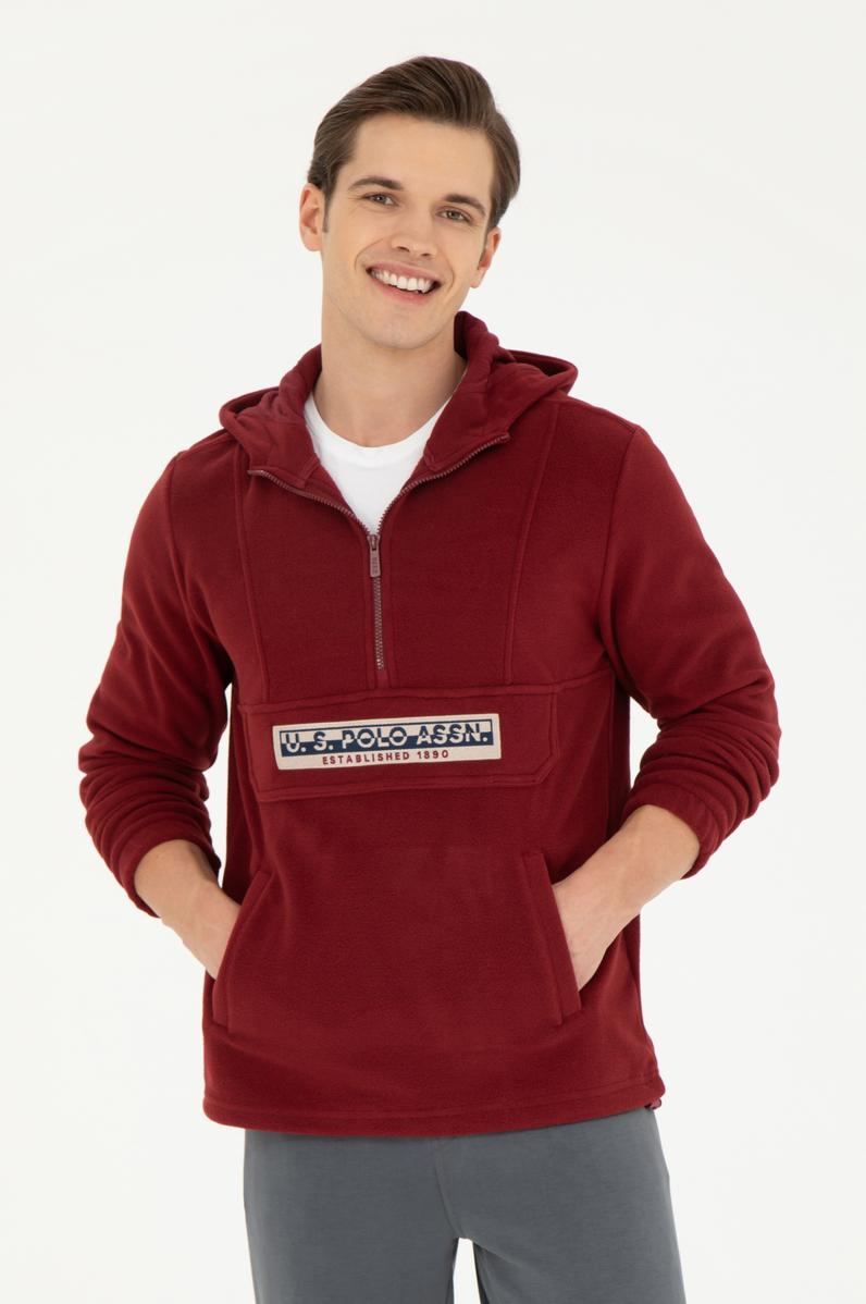 Erkek Bordo Sweatshirt