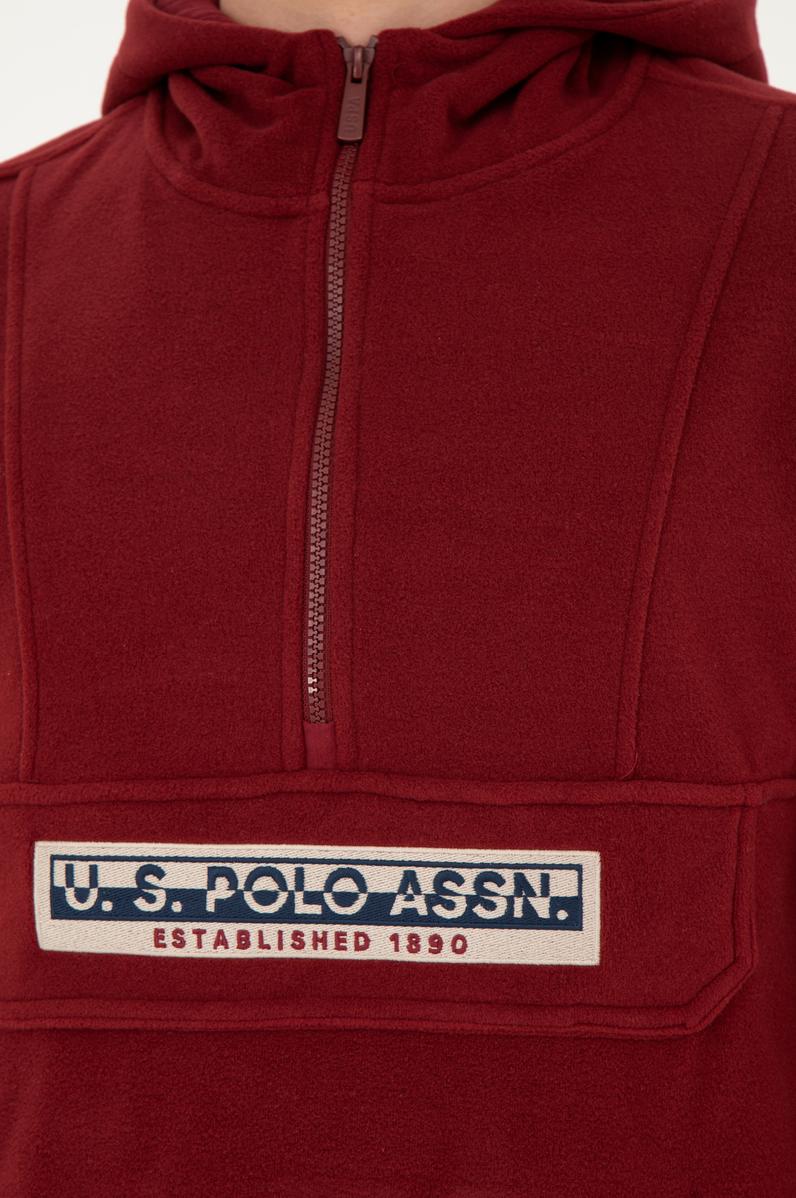 Erkek Bordo Sweatshirt