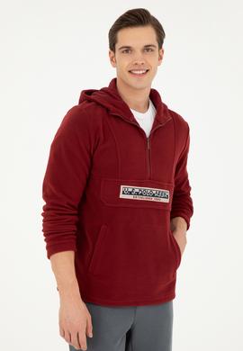 Erkek Bordo Sweatshirt - 50270851013