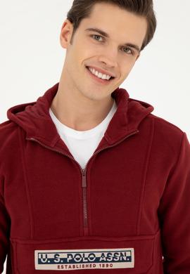 Erkek Bordo Sweatshirt - 50270851013