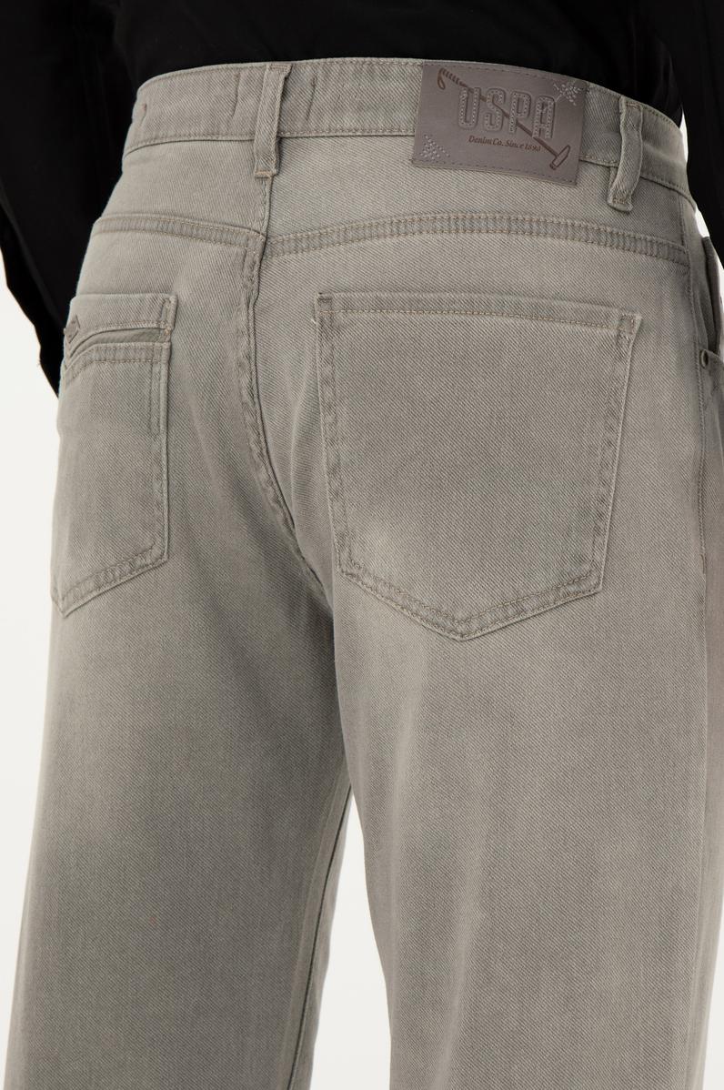 Erkek Gri Jean Pantolon