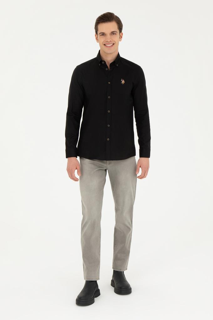 Erkek Gri Jean Pantolon