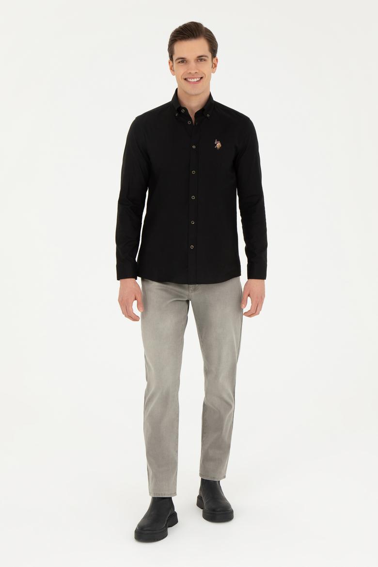 Erkek Gri Jean Pantolon