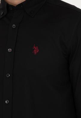 Erkek Siyah Uzun Kollu Basic Gömlek - 50256697046