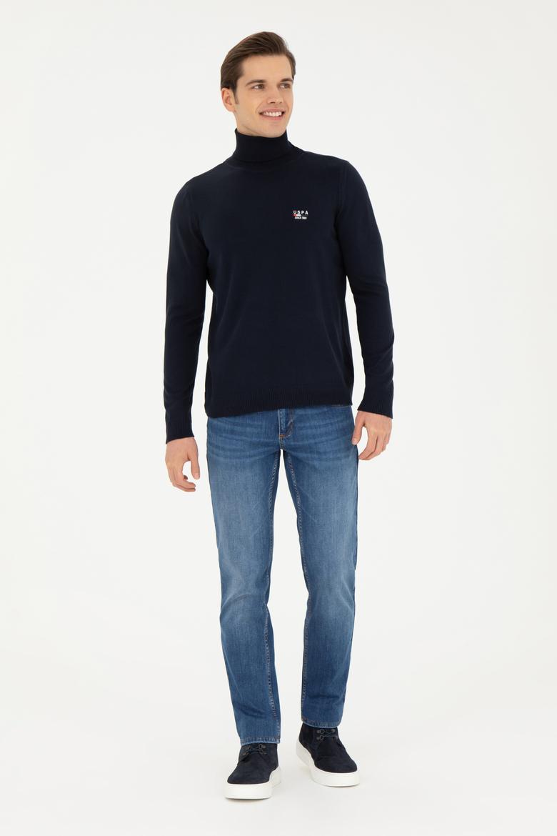 Erkek Lacivert Basic Kazak - 50256266002