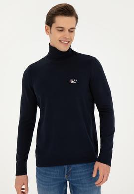 Erkek Lacivert Basic Kazak - 50256266002