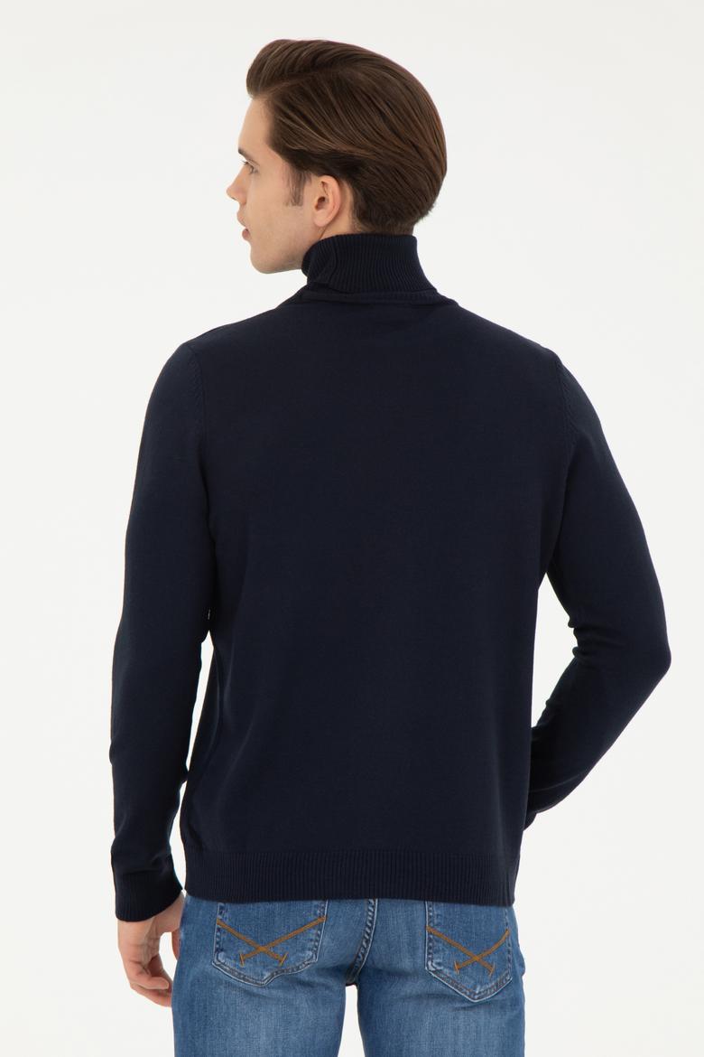 Erkek Lacivert Basic Kazak - 50256266002