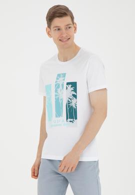 Erkek Beyaz Tişört - 50287068007
