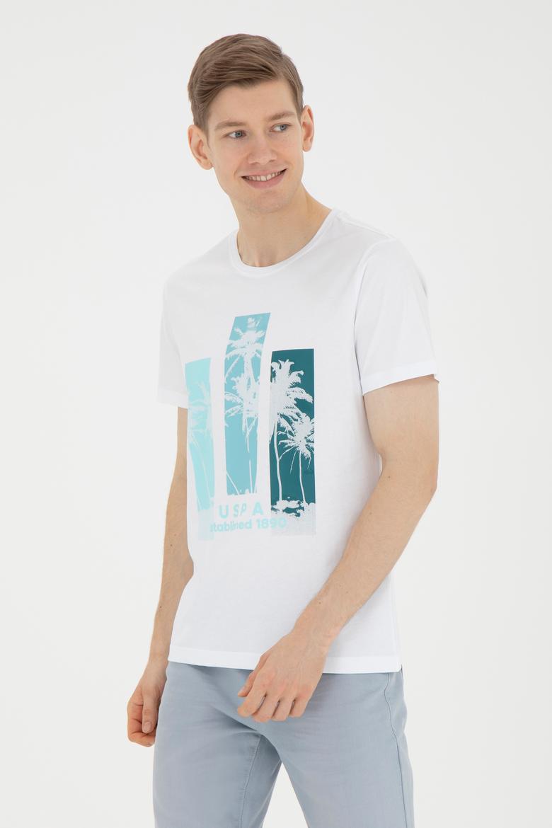 Erkek Beyaz Tişört