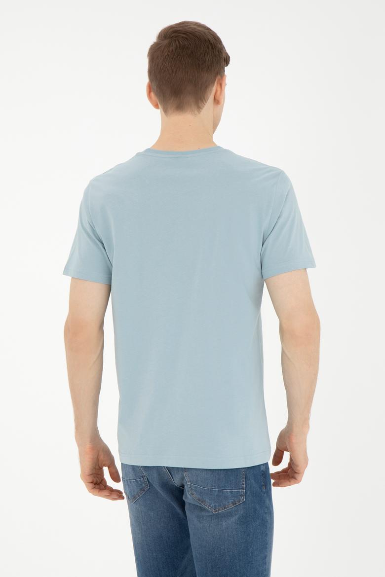 Erkek Su Yeşili Tişört - 50287070011