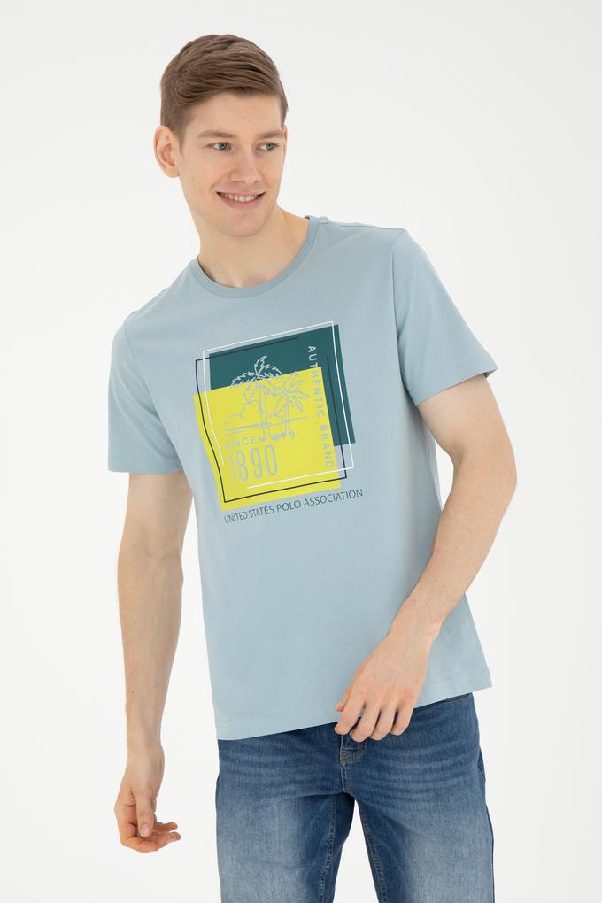 Erkek Su Yeşili Tişört