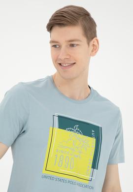 Erkek Su Yeşili Tişört - 50287070011