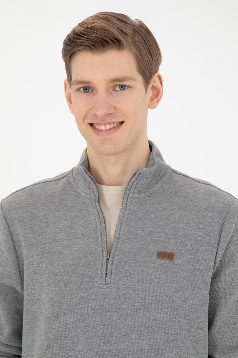 Erkek Gri Melanj Sweatshirt - 50289124011