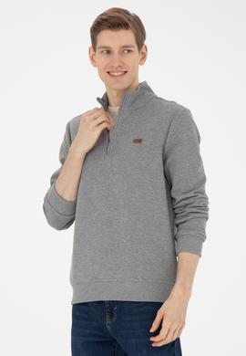 Erkek Gri Melanj Sweatshirt - 50289124011