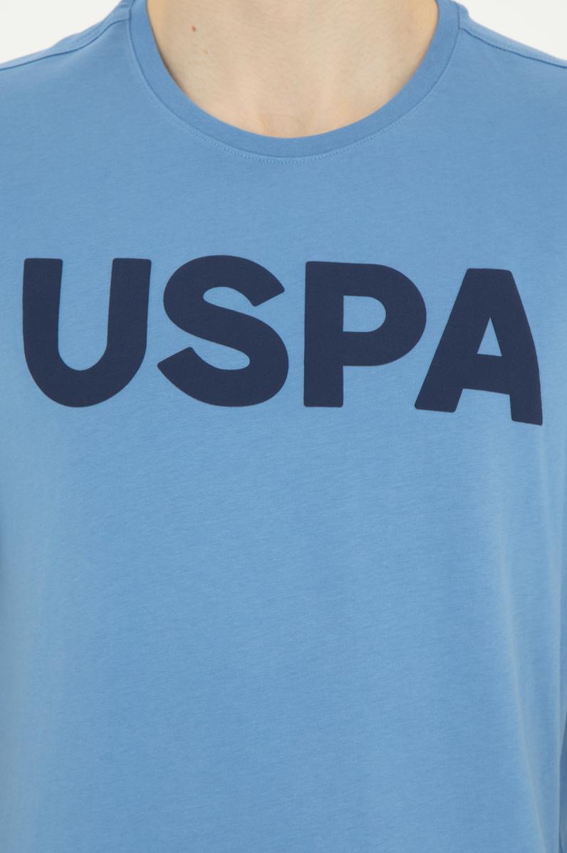 Erkek Regular Fit Bisiklet Yaka Koyu Mavi Basic Tişört