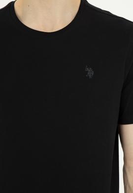 Erkek Siyah Basic Tişört - 50279632007