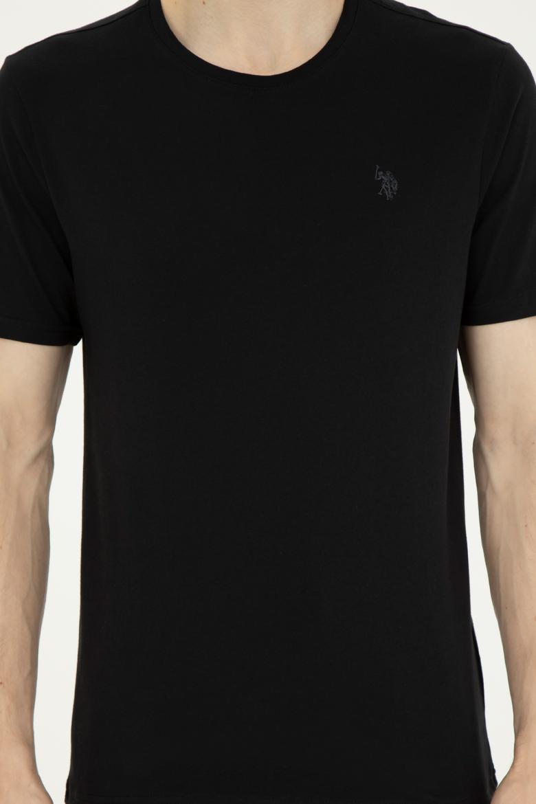 Erkek Siyah Basic Tişört - 50279632007