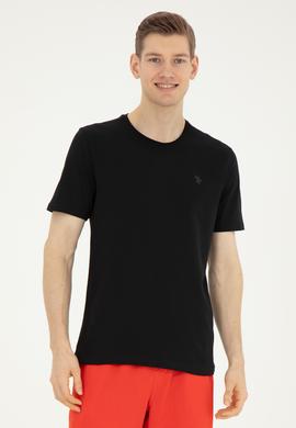 Erkek Siyah Basic Tişört - 50279632007