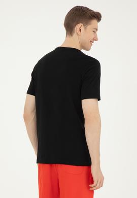 Erkek Siyah Basic Tişört - 50279632007
