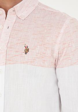 Erkek Turuncu Uzun Kollu Gömlek - 50249546019