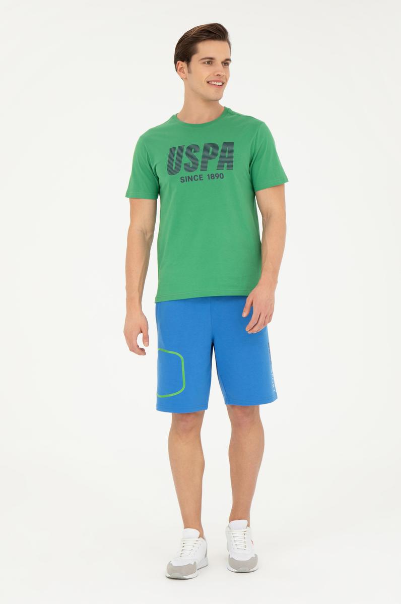 Erkek Saks Örme Şort