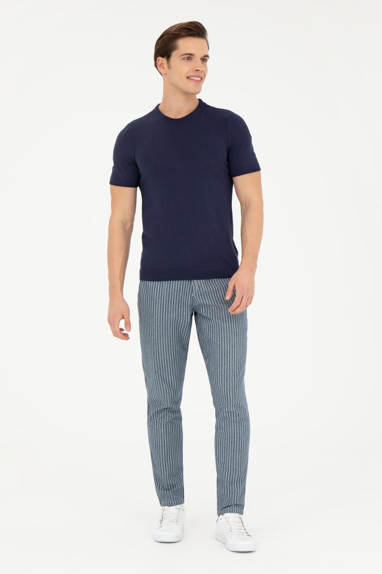 Erkek Koyu Mavi Jean Pantolon