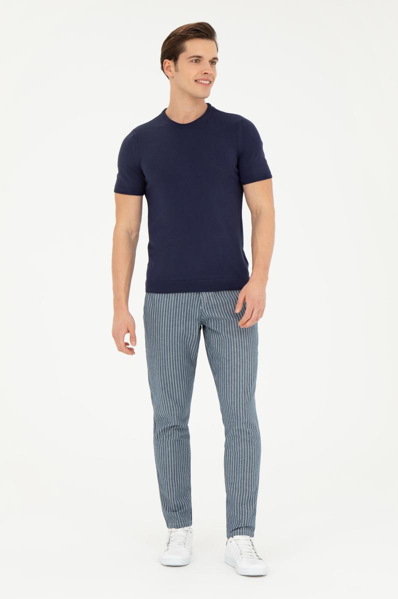 Erkek Koyu Mavi Jean Pantolon